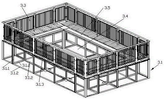 Composite multifunctional detachable athletic field