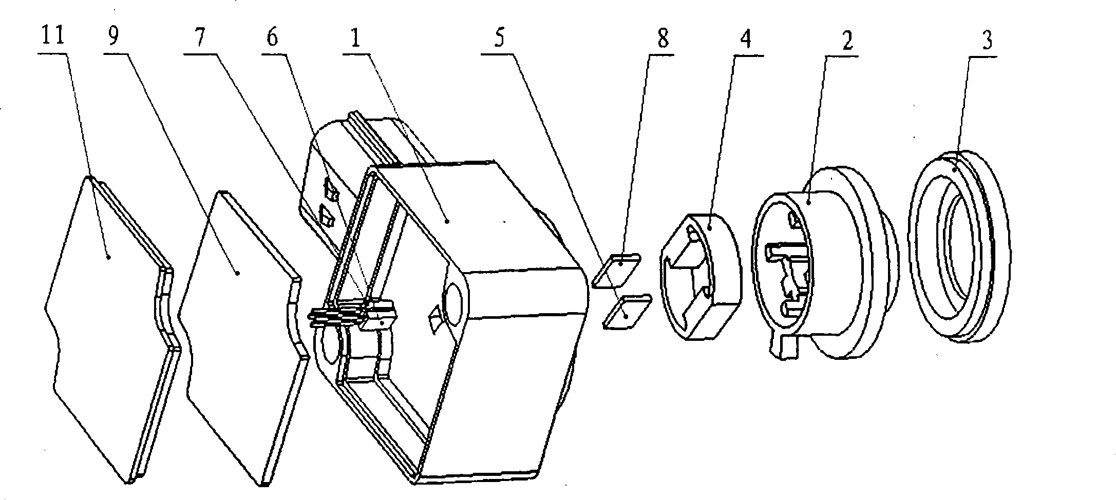 Non-contact clutch position sensor