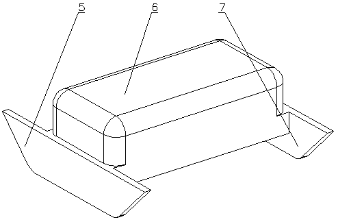 Facility for preventing injury caused by high-rise falling object