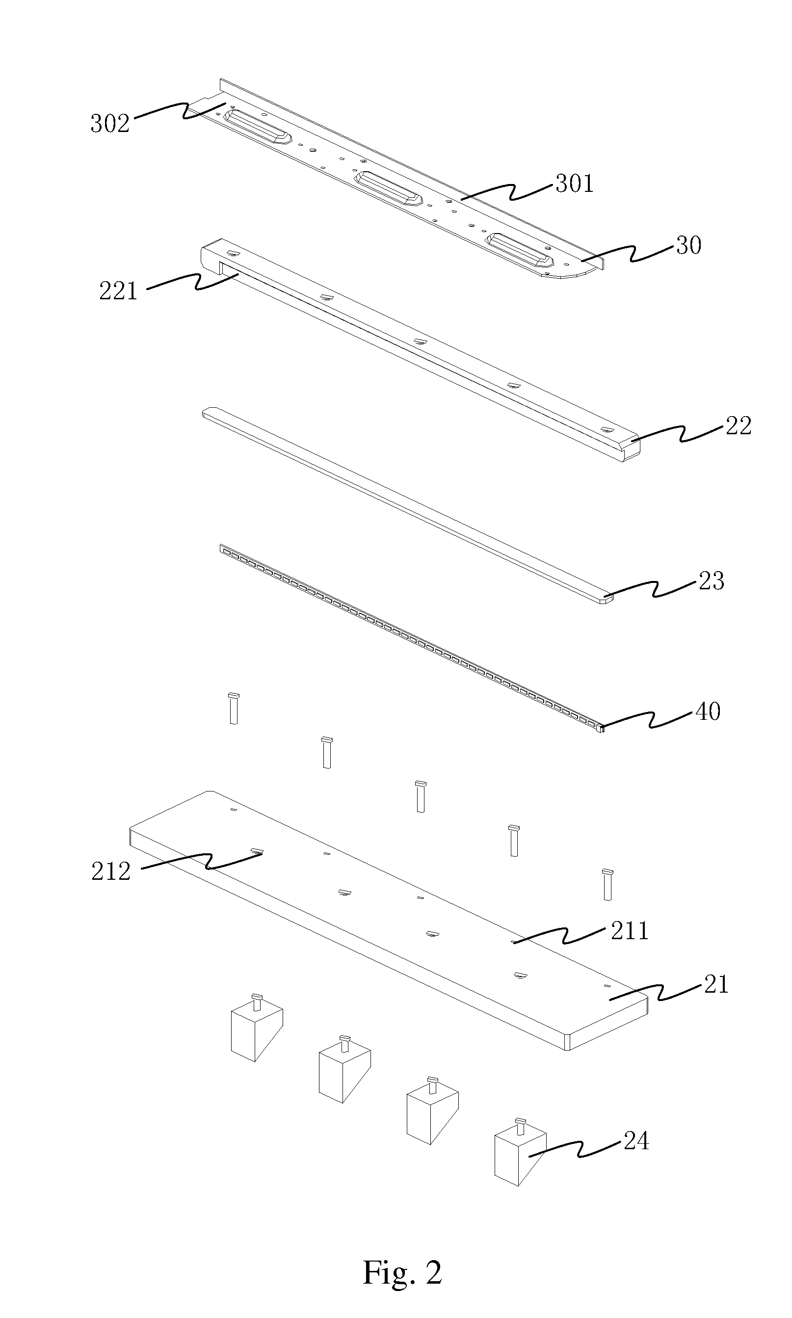 Light-bar adhesion fixture and corresponding light-bar adhesion method