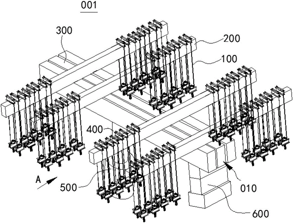 Counter-force structure of static load test and static load test system