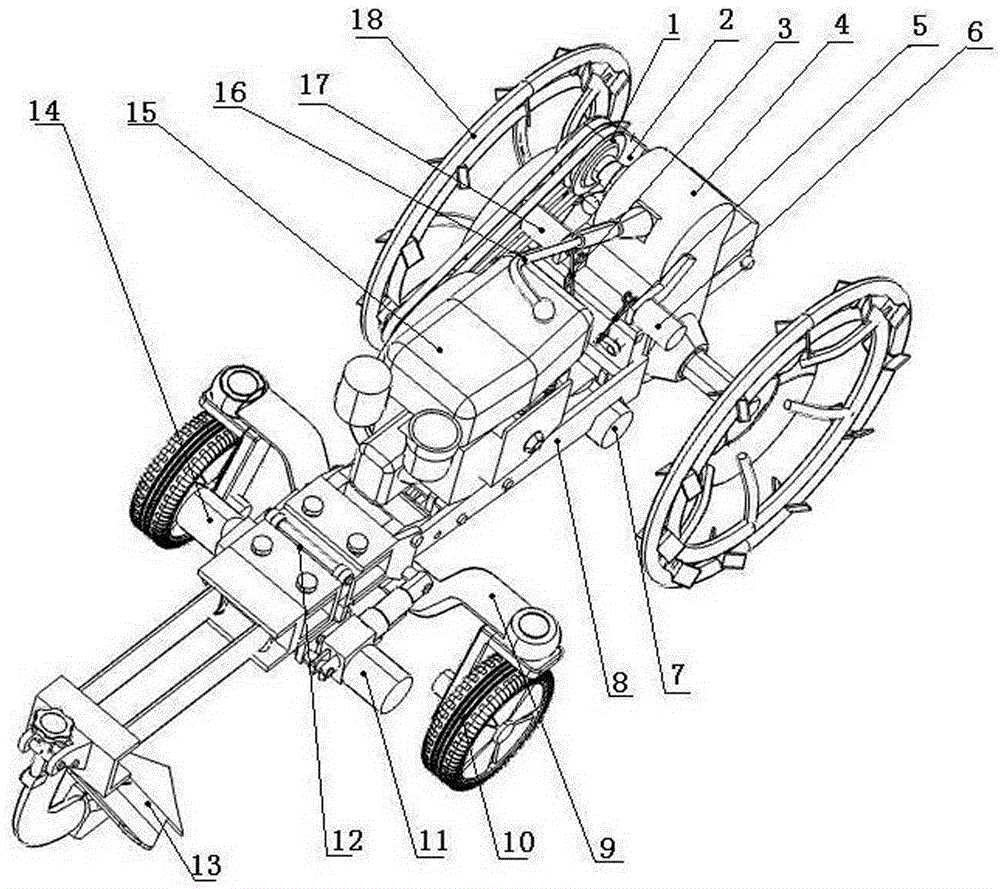 Agricultural unmanned cultivator