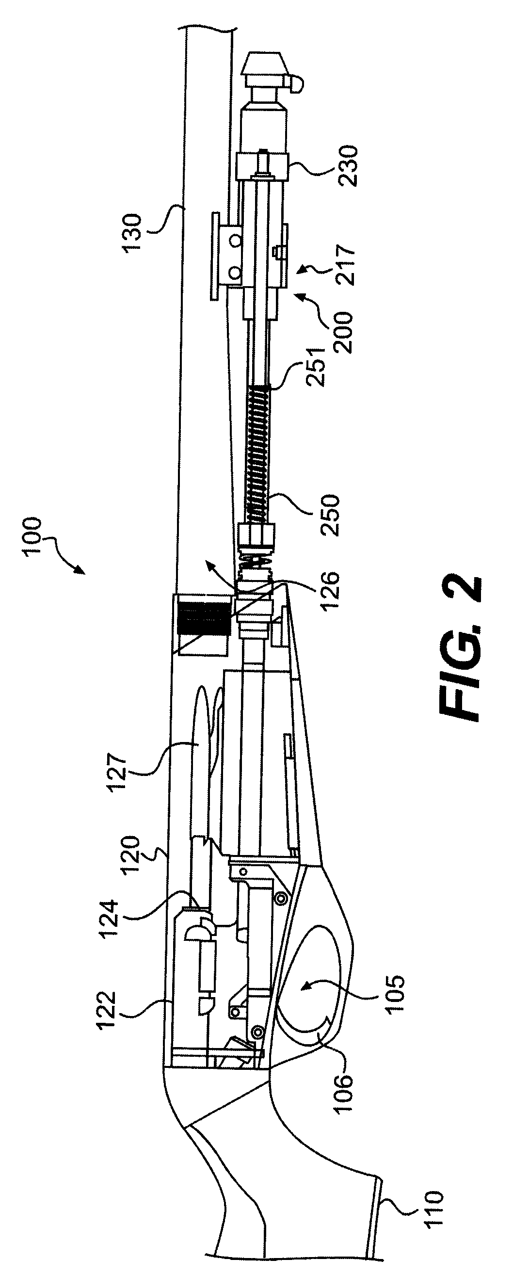 Gas system for firearms