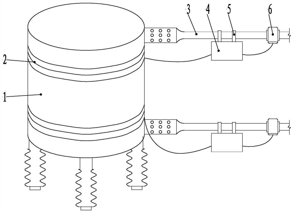 On-line monitoring device for turn-to-turn insulation of dry-type reactor