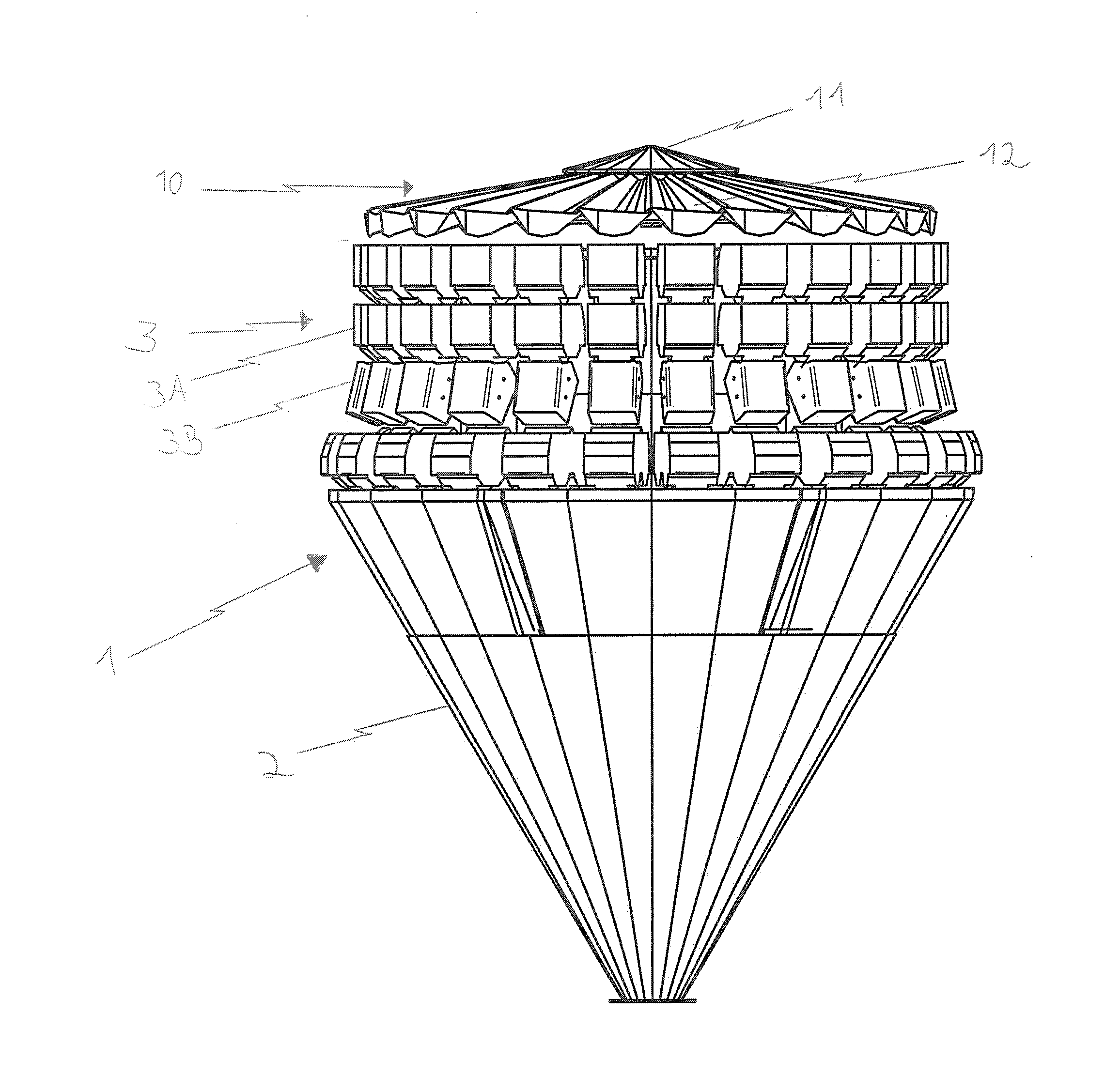 Filling device and method for detecting a filling process