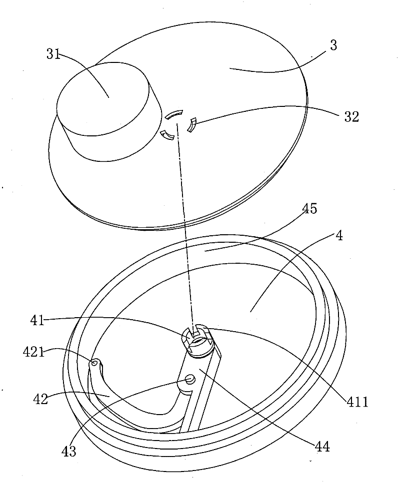 Left and right rotating adjusting mechanism for fan