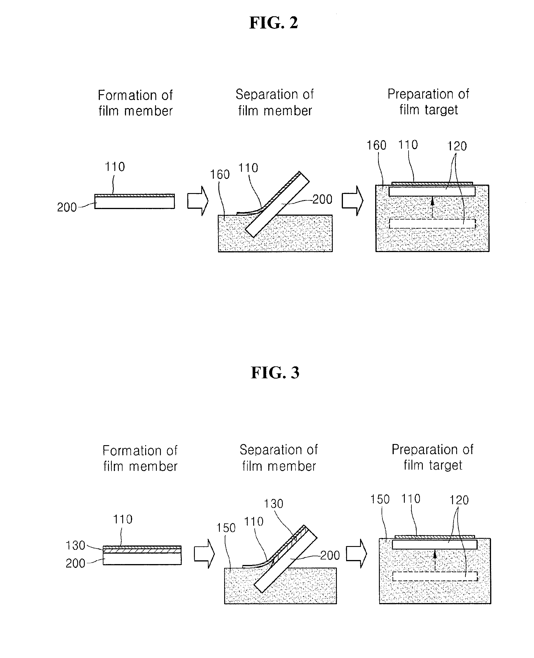 Film member, film target for laser-driven ion acceleration, and manufacturing methods thereof