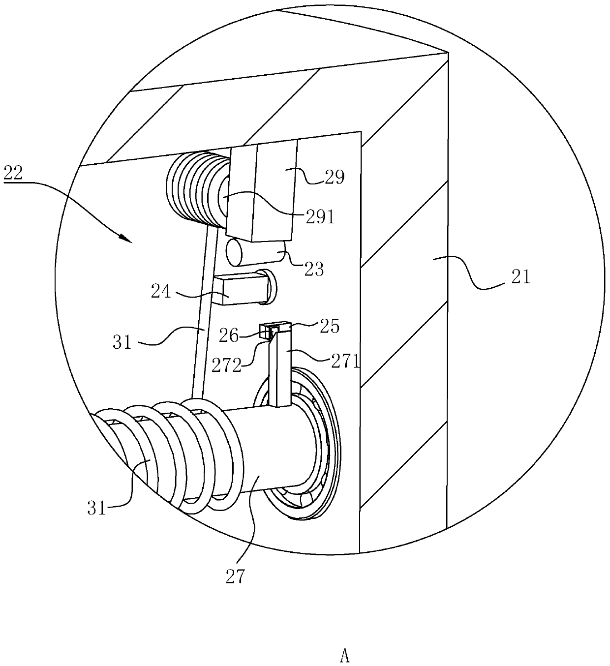 Automatic early warning and monitoring device system for urban road underground collapse