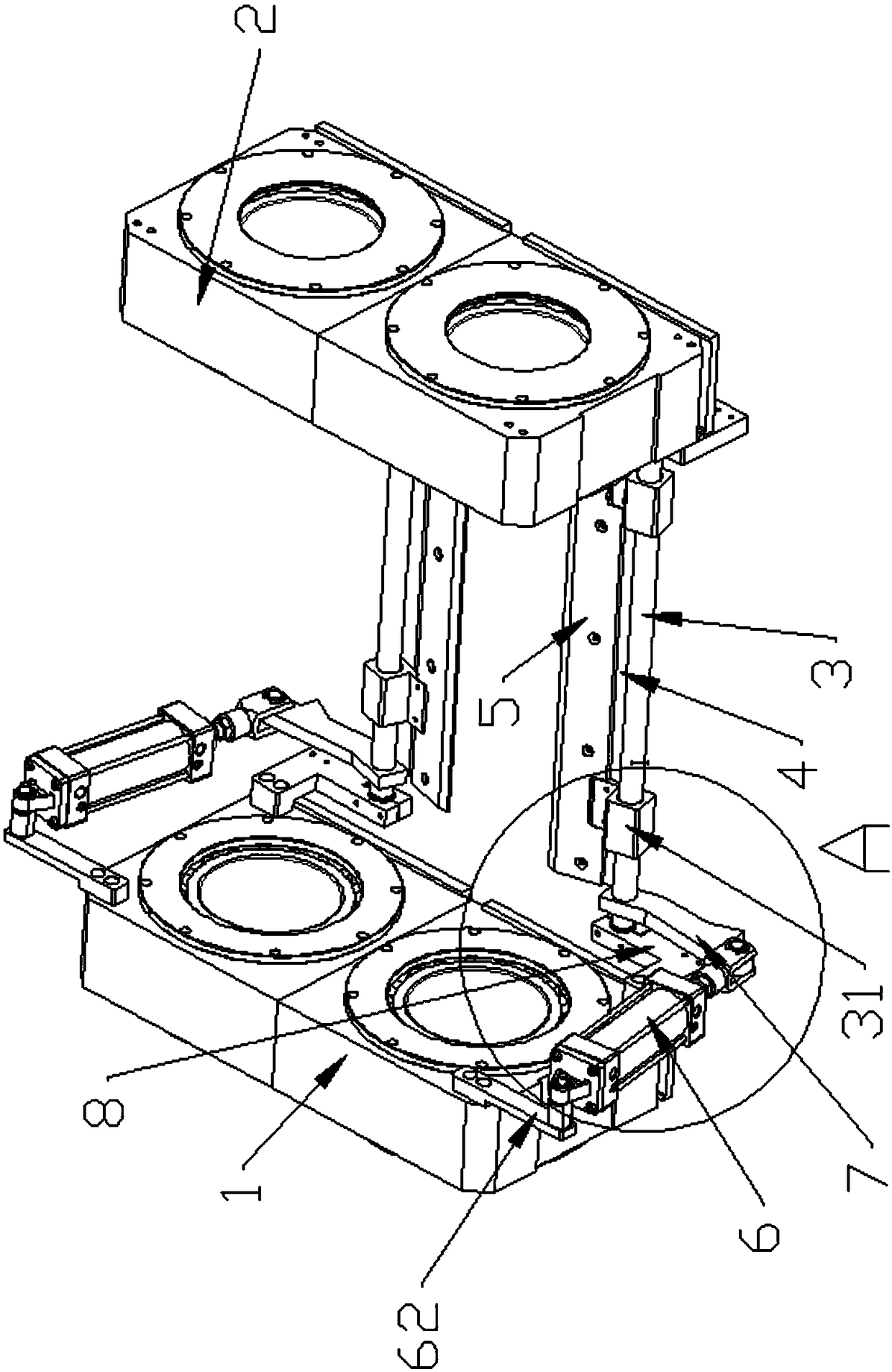 Structure for cleaning bottom of drum for rubber processing