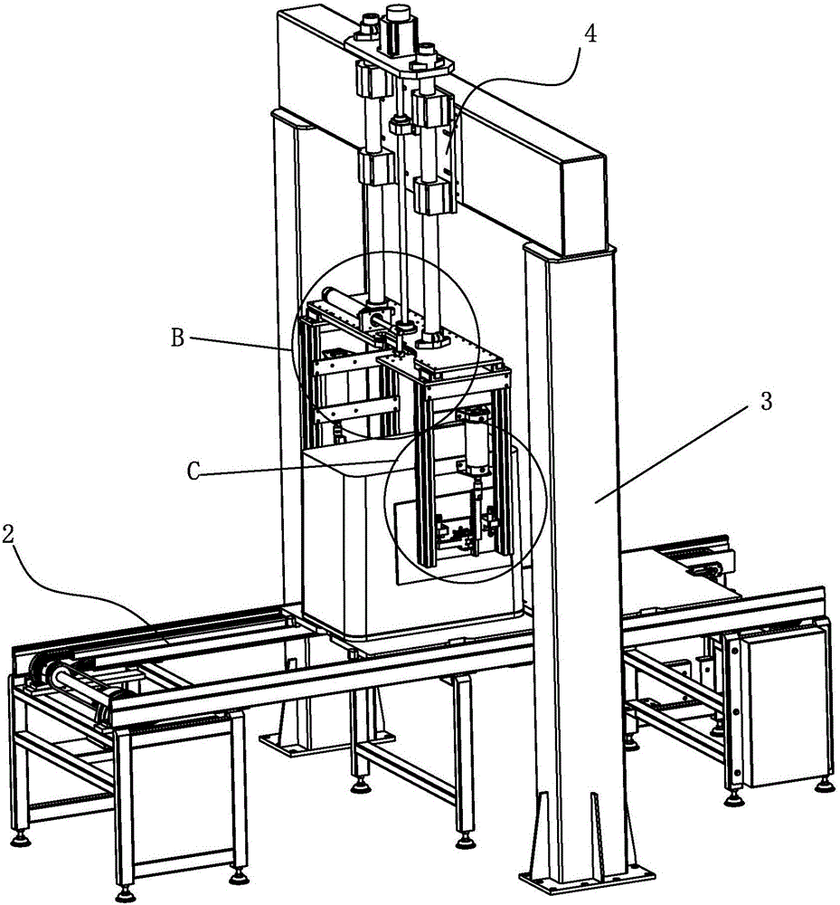 On-line automatic overturning equipment