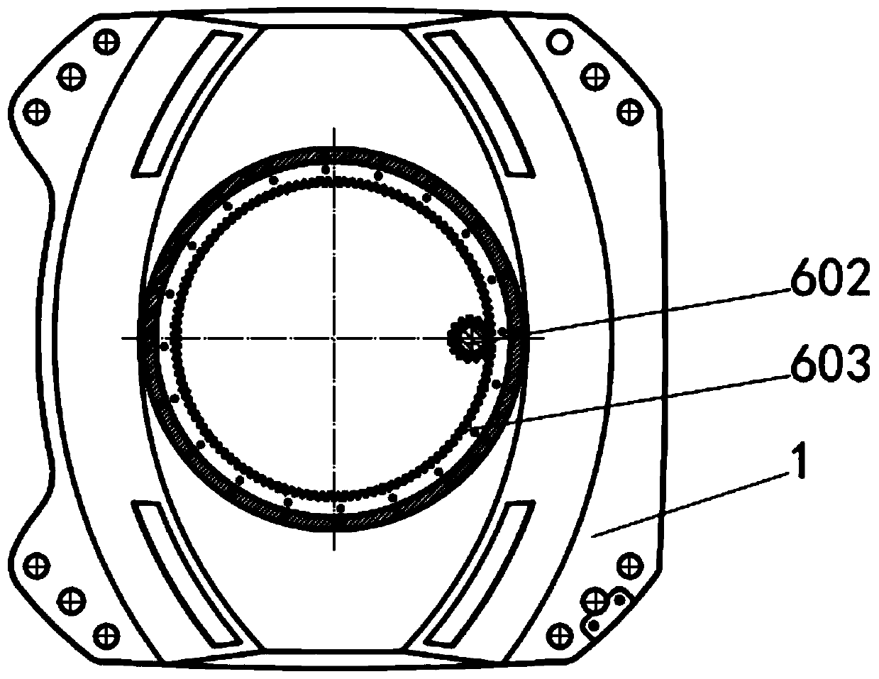 Five-axis grinding robot