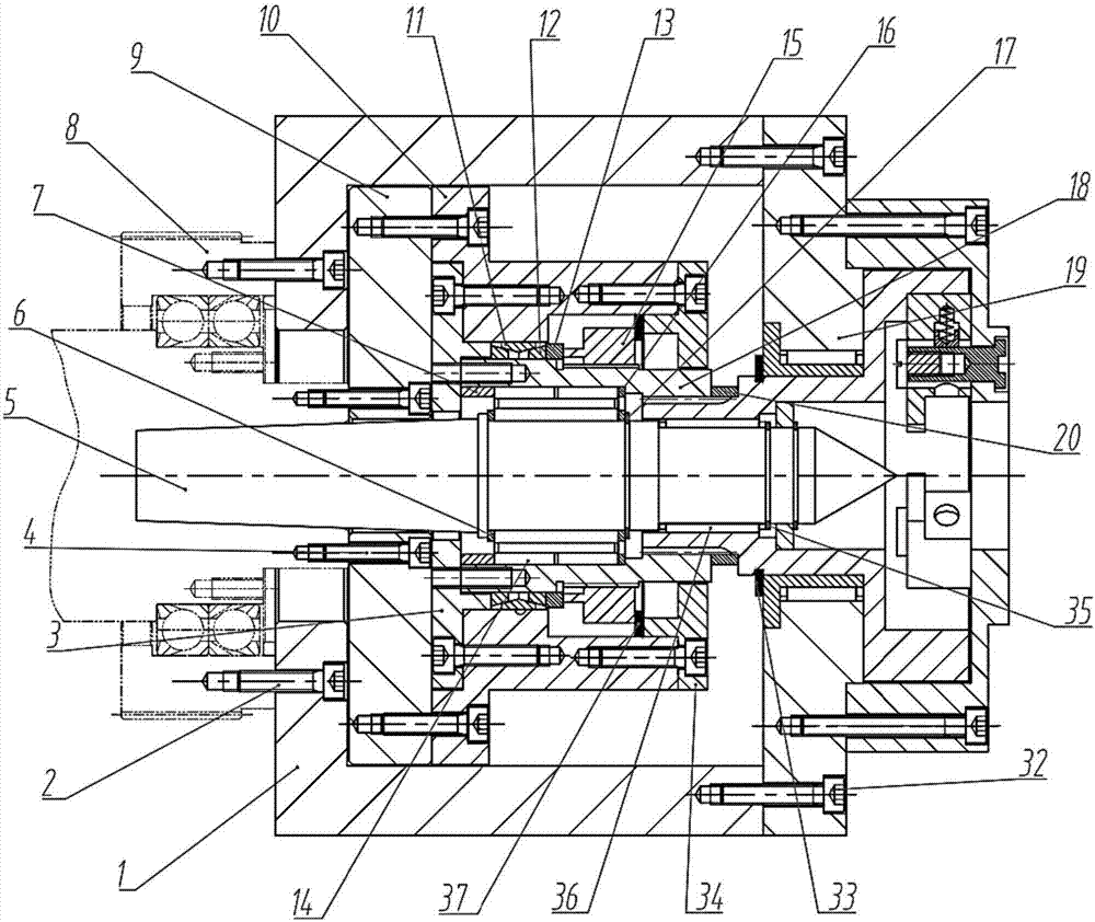 Friction wedge type automatic clamp for cylindrical grinding and application method thereof