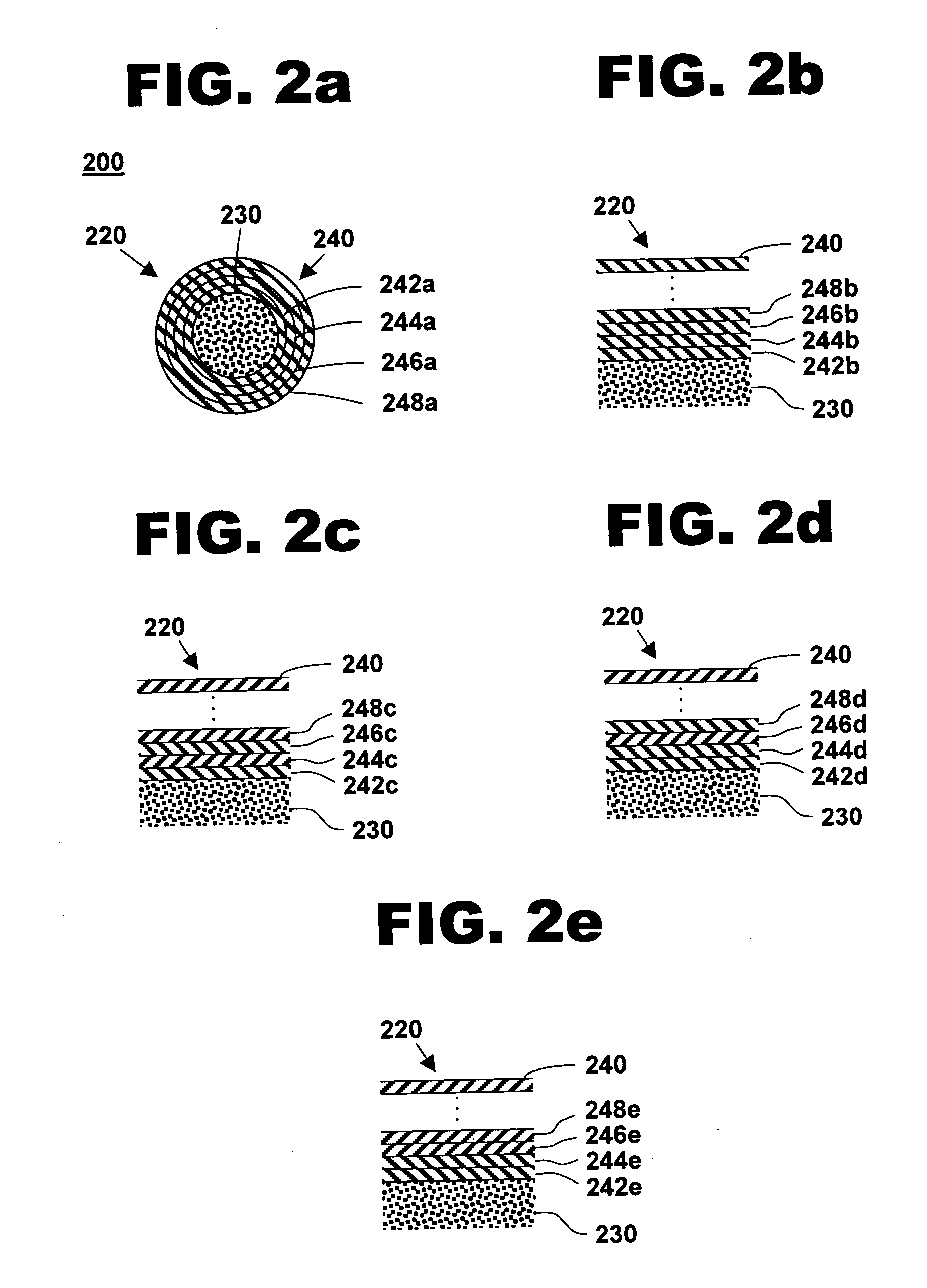 Laminated drug-polymer coated stent with dipped and cured layers