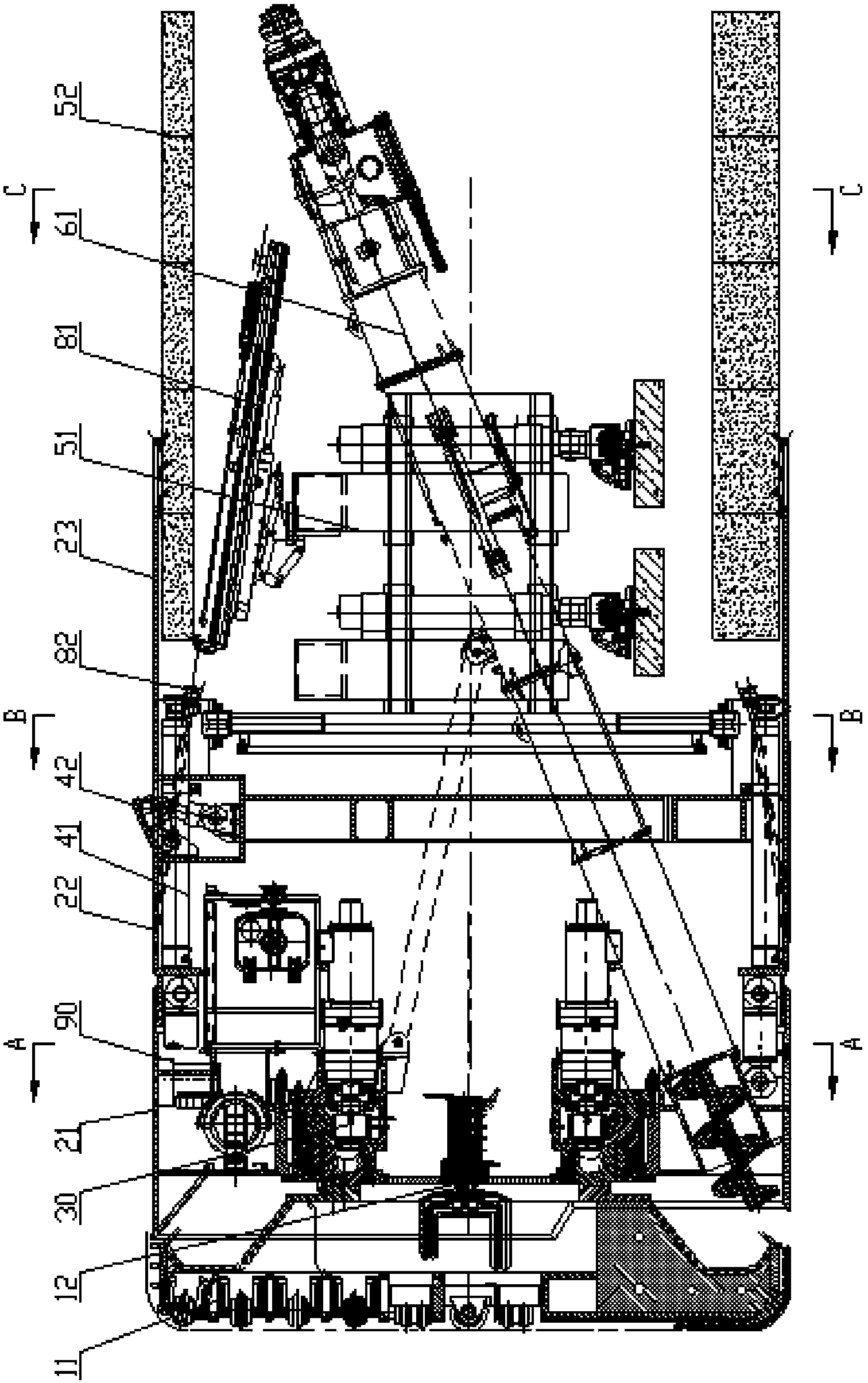 Anti-explosion TBM (tunnel boring machine)