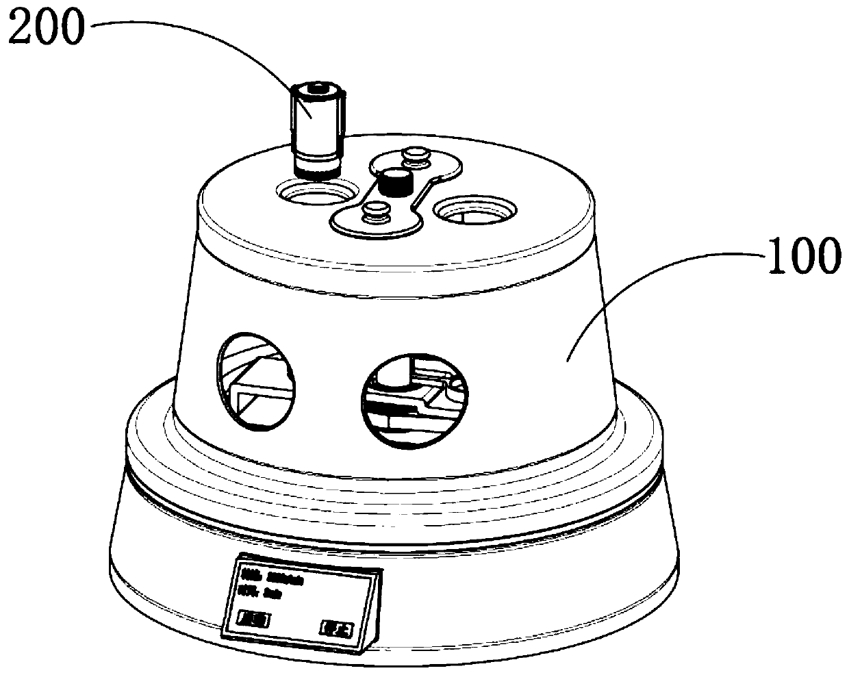 Layering method for blood components of plasma, blood platelets and the like in high-speed centrifugal manner