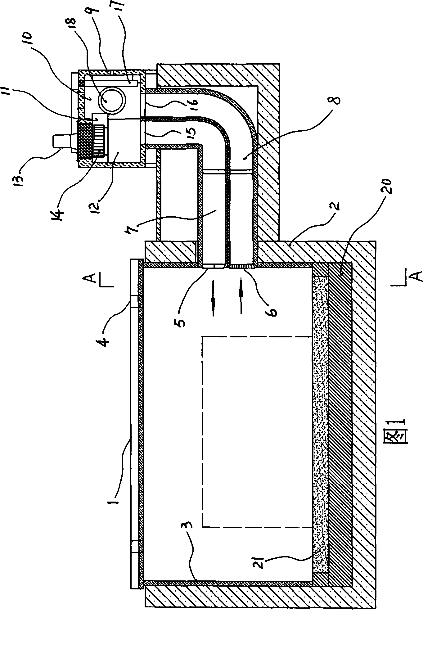 Casting parts thermal insulation pit