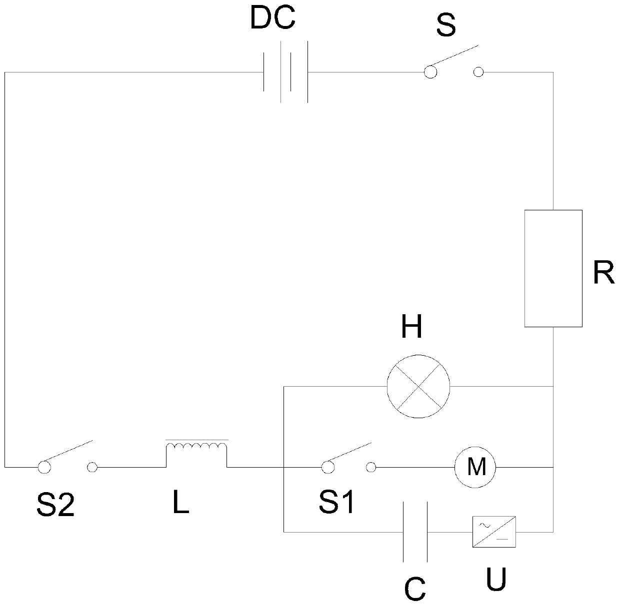 Full-automatic truck fuel tank cap and control circuit