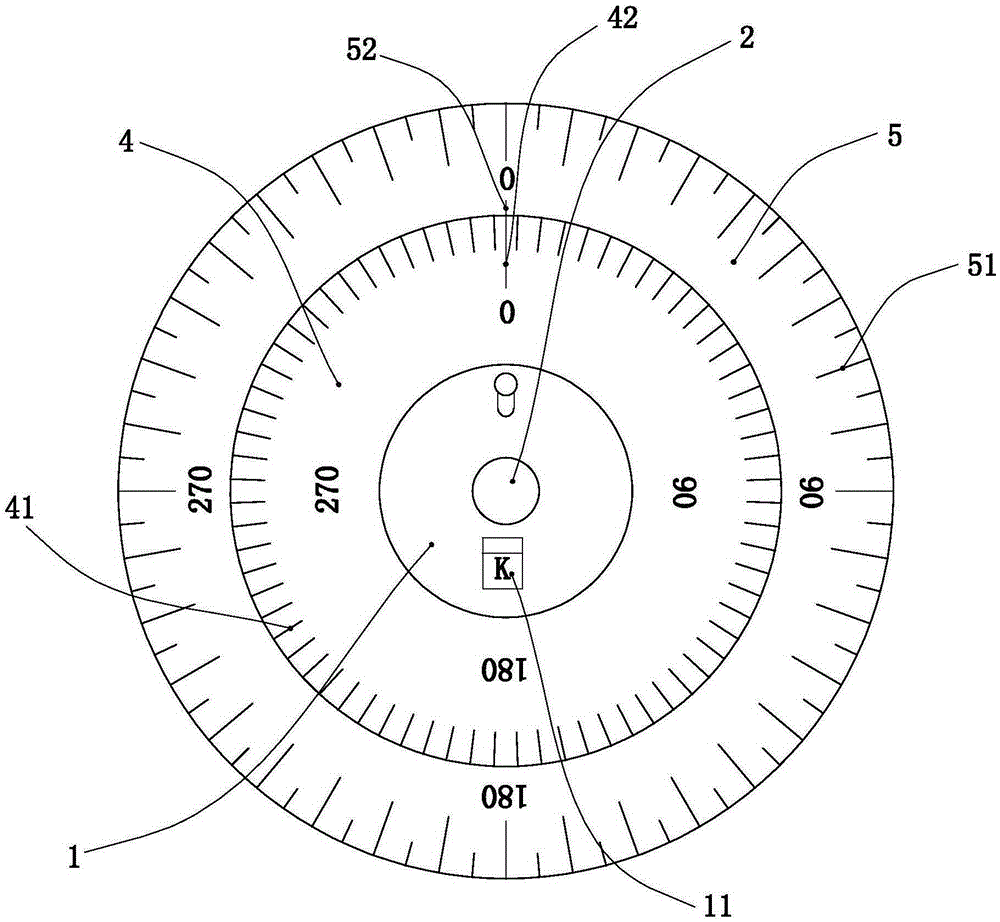 Phase angle drawing device for power