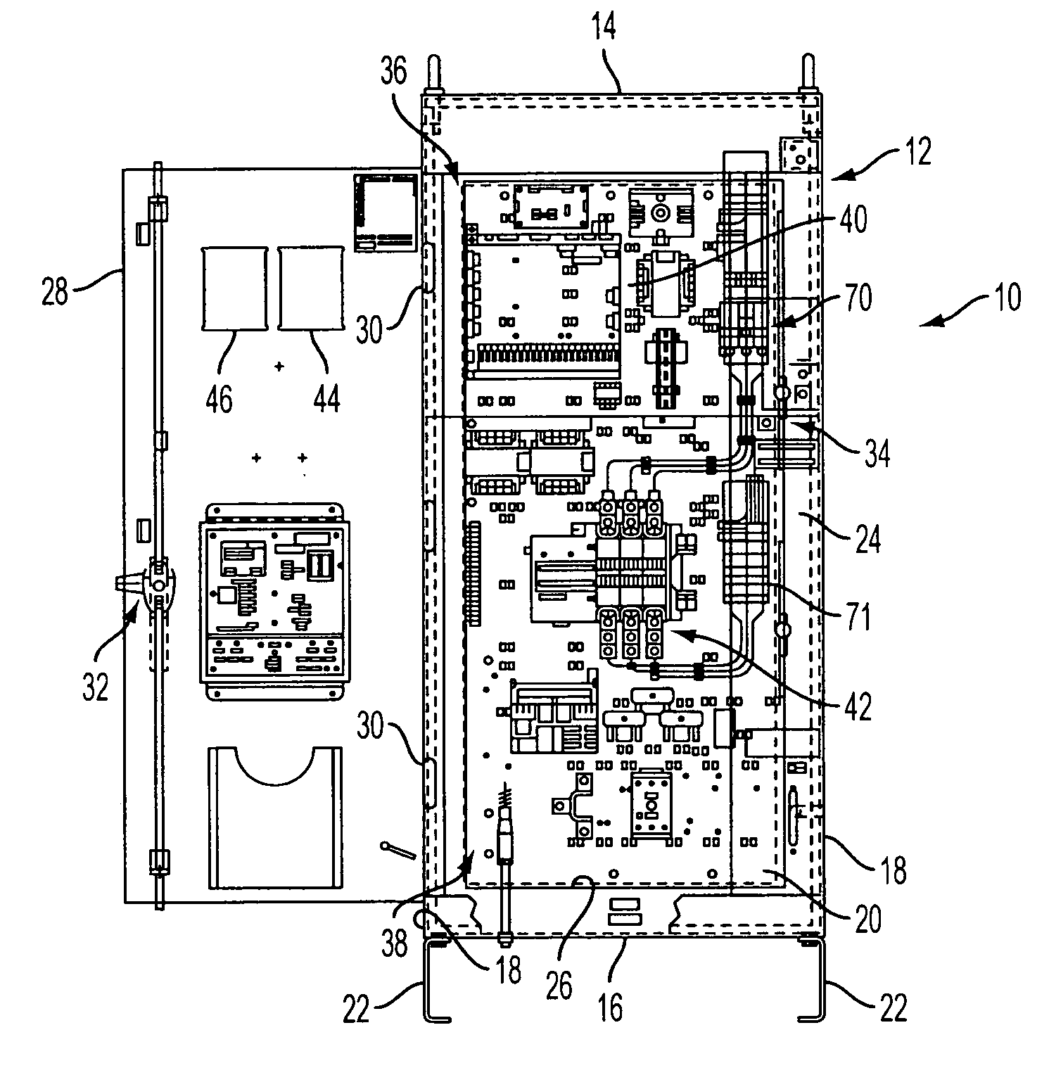 Integrated fire pump controller and automatic transfer switch