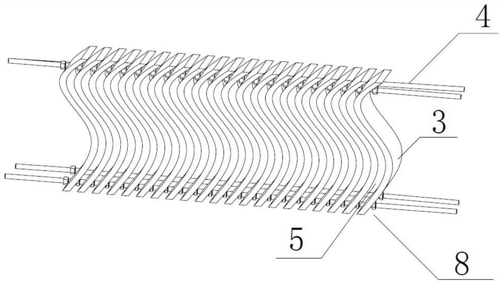 Water collector blade based on separation membrane, water collector and cooling tower