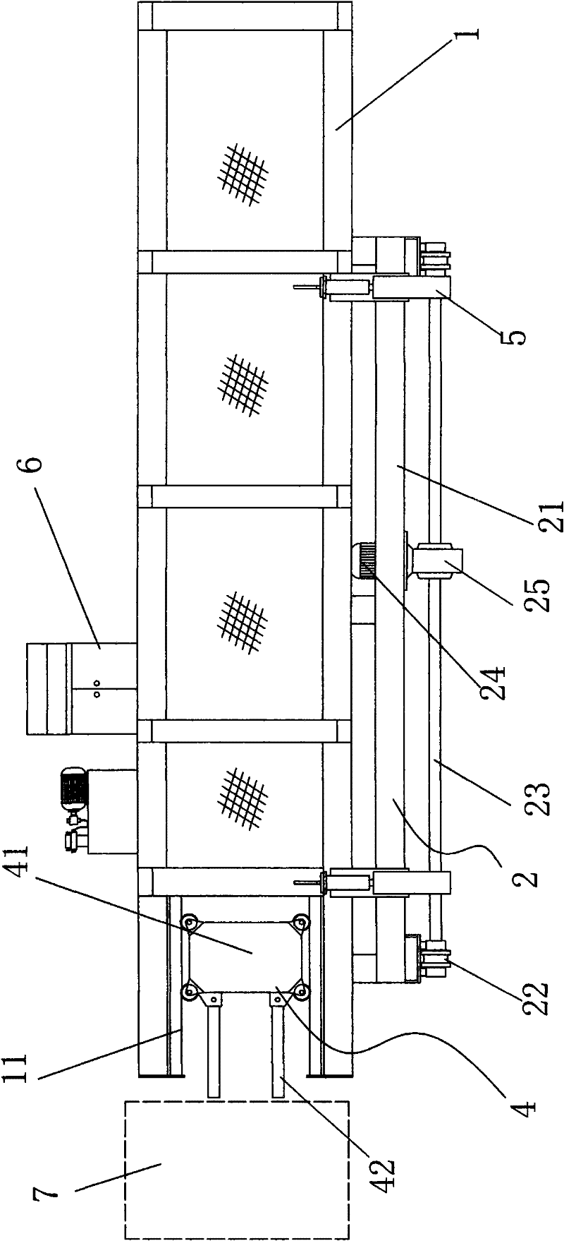 Core extractor for making light concrete wallboard