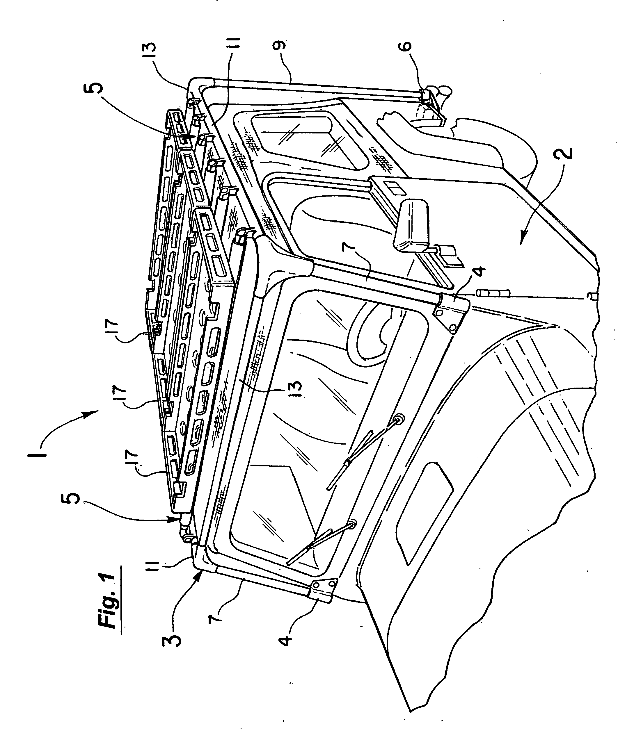 Roof rack for a sport utility vehicle