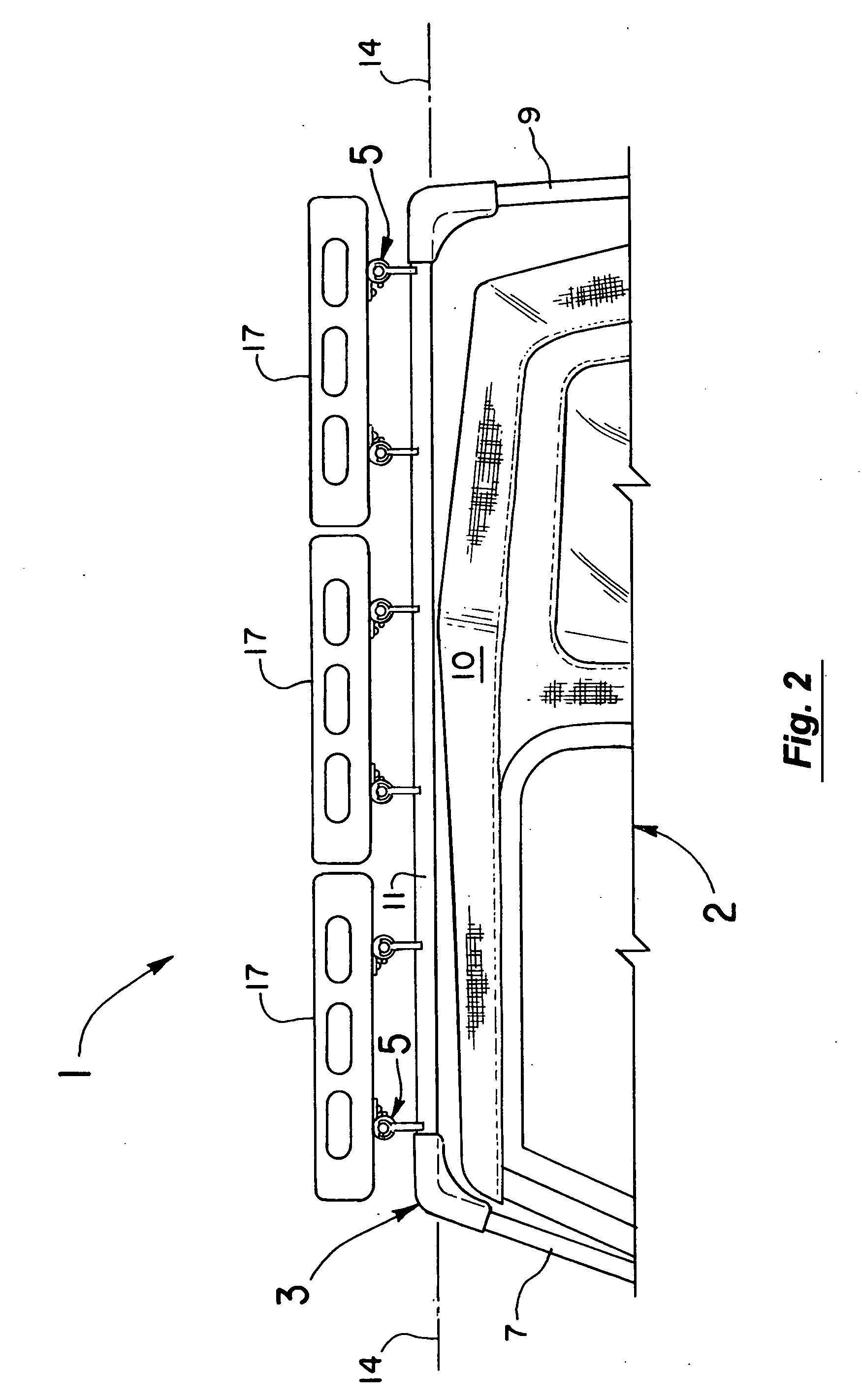 Roof rack for a sport utility vehicle