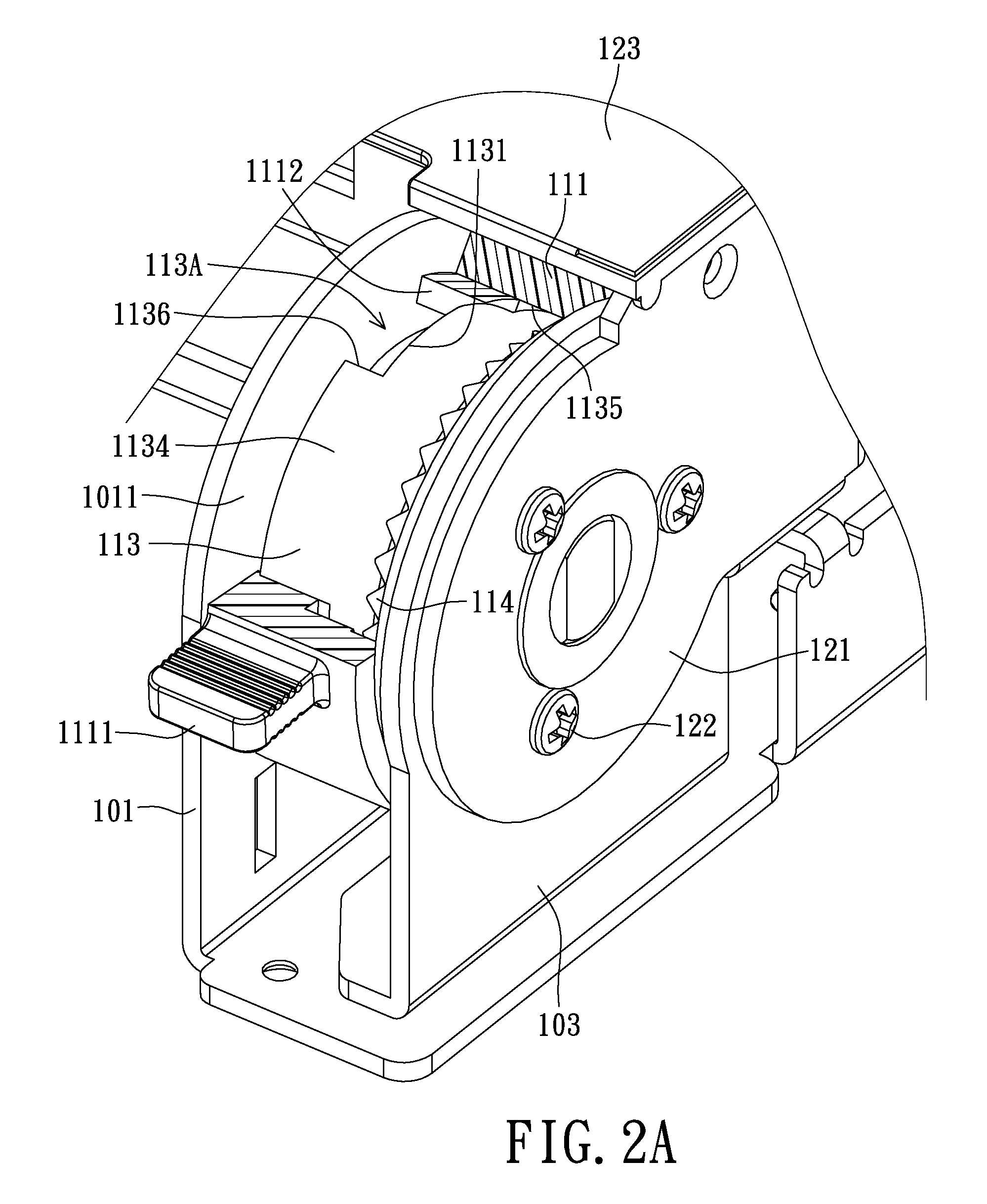 Angle adjustable device and electronic display unit using the same