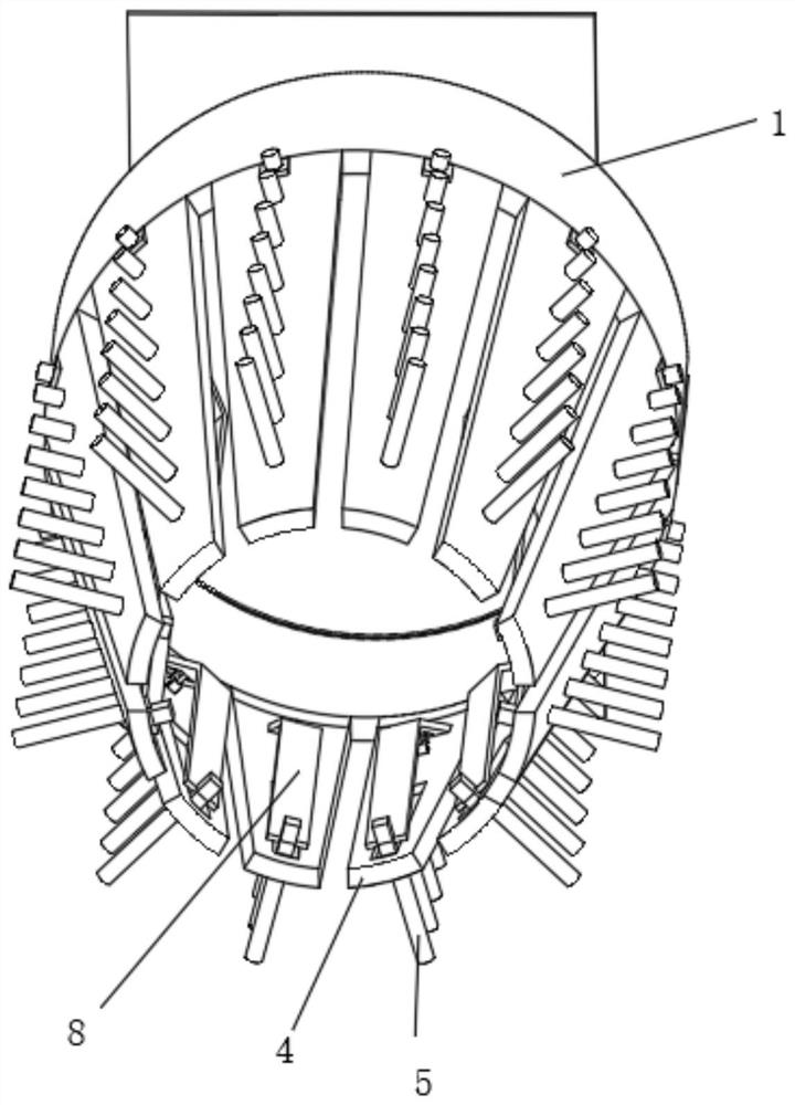 Building drilling and filling auxiliary sleeve