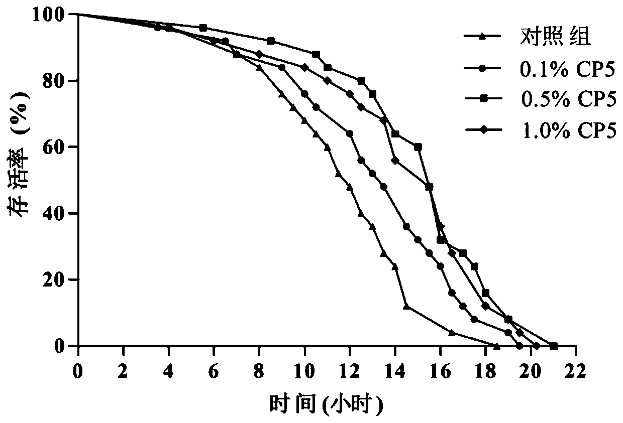 Isaria cicadae Miq extractives and application thereof for preparing antioxidant drug