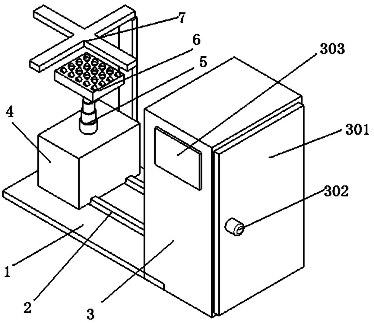 Automatic glass storage device