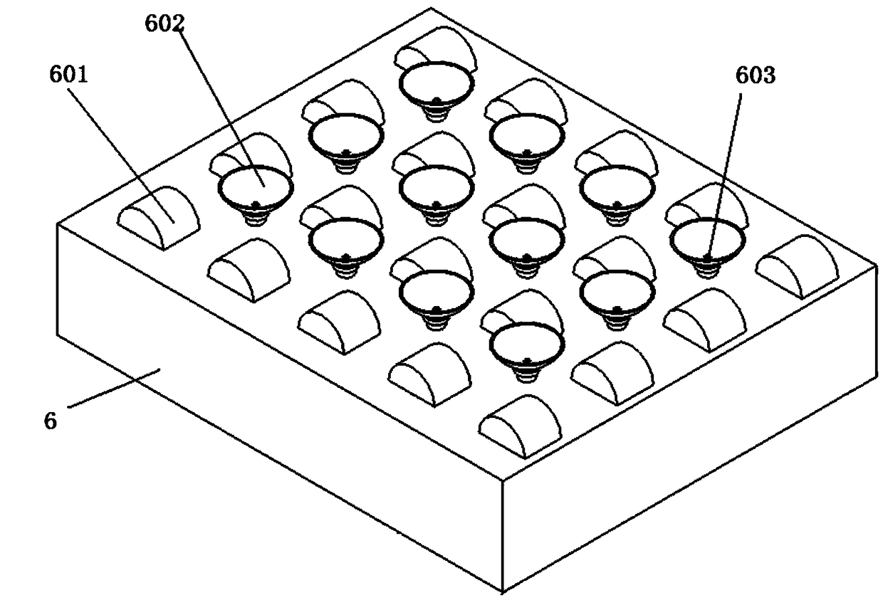 Automatic glass storage device