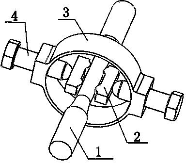 Point contact type fretting fatigue test device and point contact type fretting fatigue test method