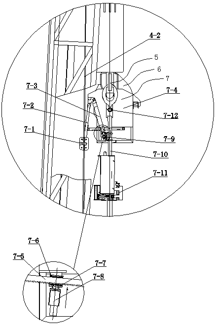 A traveling car hook floating guide and elevator positioning control device for a vehicle-mounted workover rig