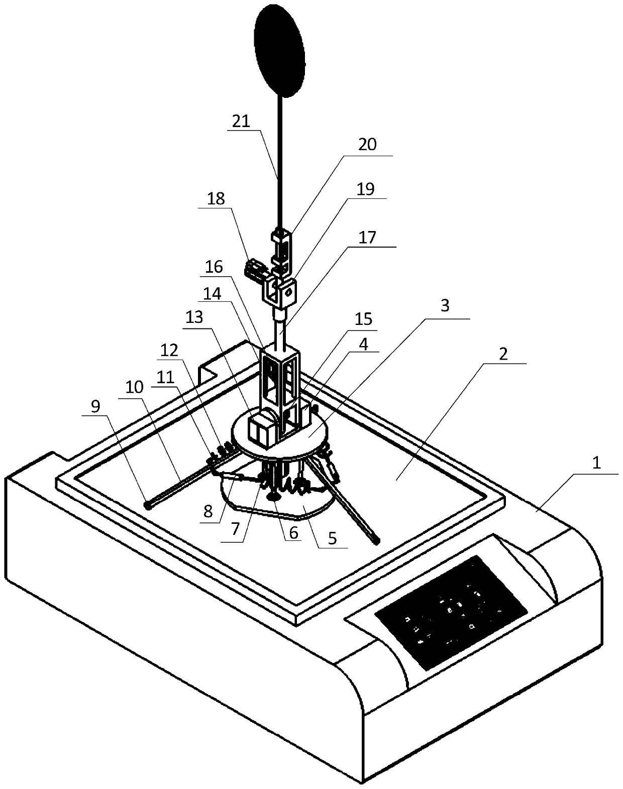 Electromagnetic release bouncing robot and badminton robot and electromagnetic release bouncing mechanism