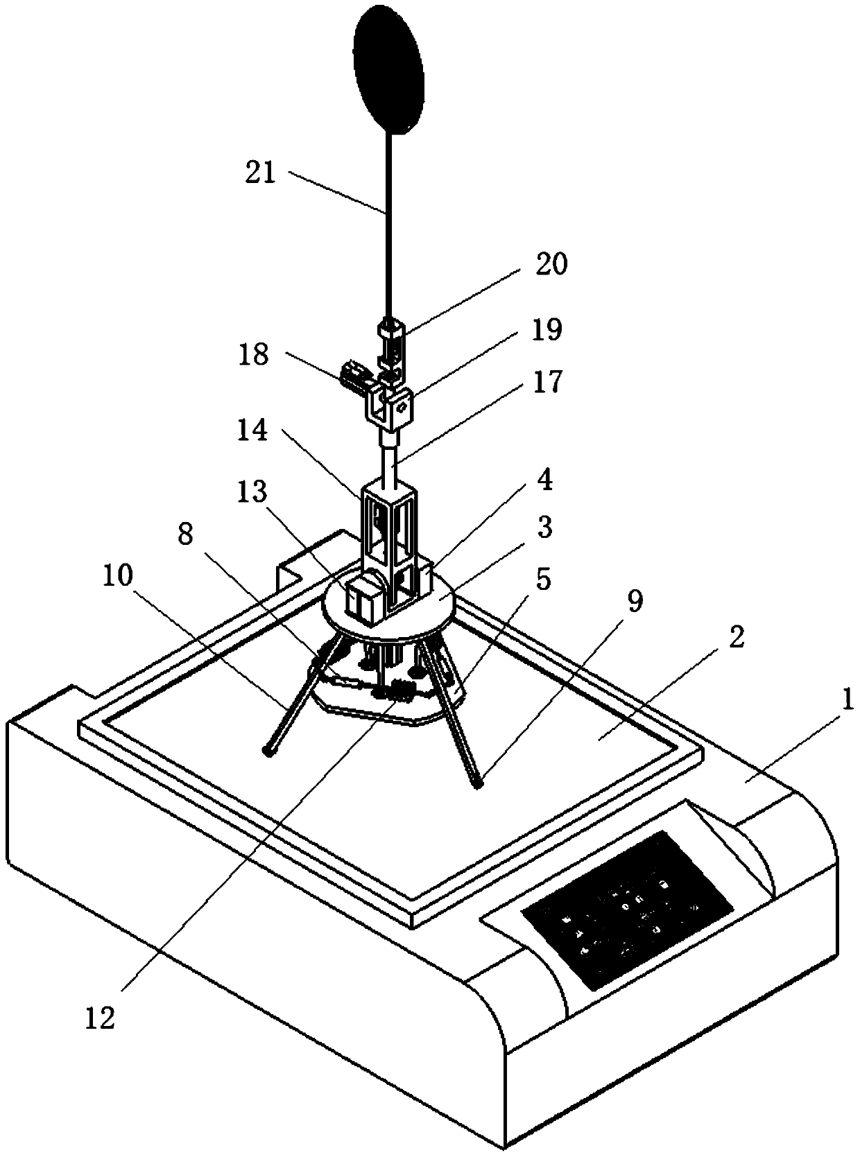 Electromagnetic release bouncing robot and badminton robot and electromagnetic release bouncing mechanism