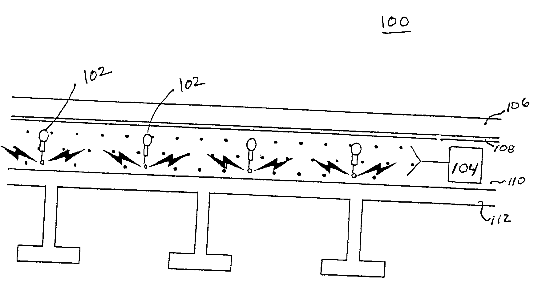 Wireless-based system and method for hull-based sensing