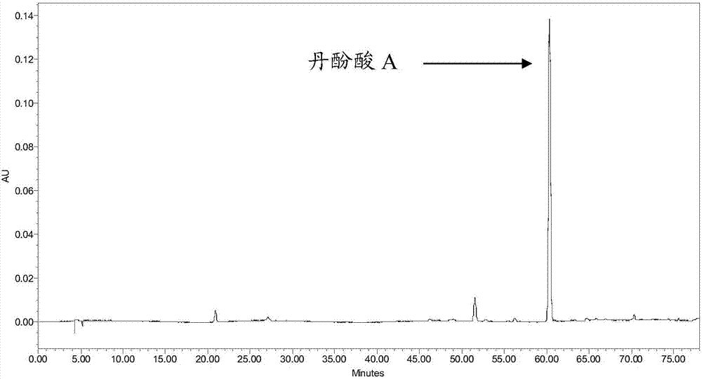 Method for refining salvianolic acid A and protocatechuic aldehyde simultaneously