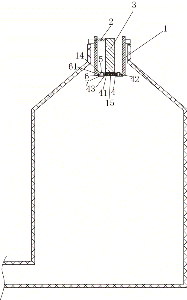 A kind of ester powder feeding device