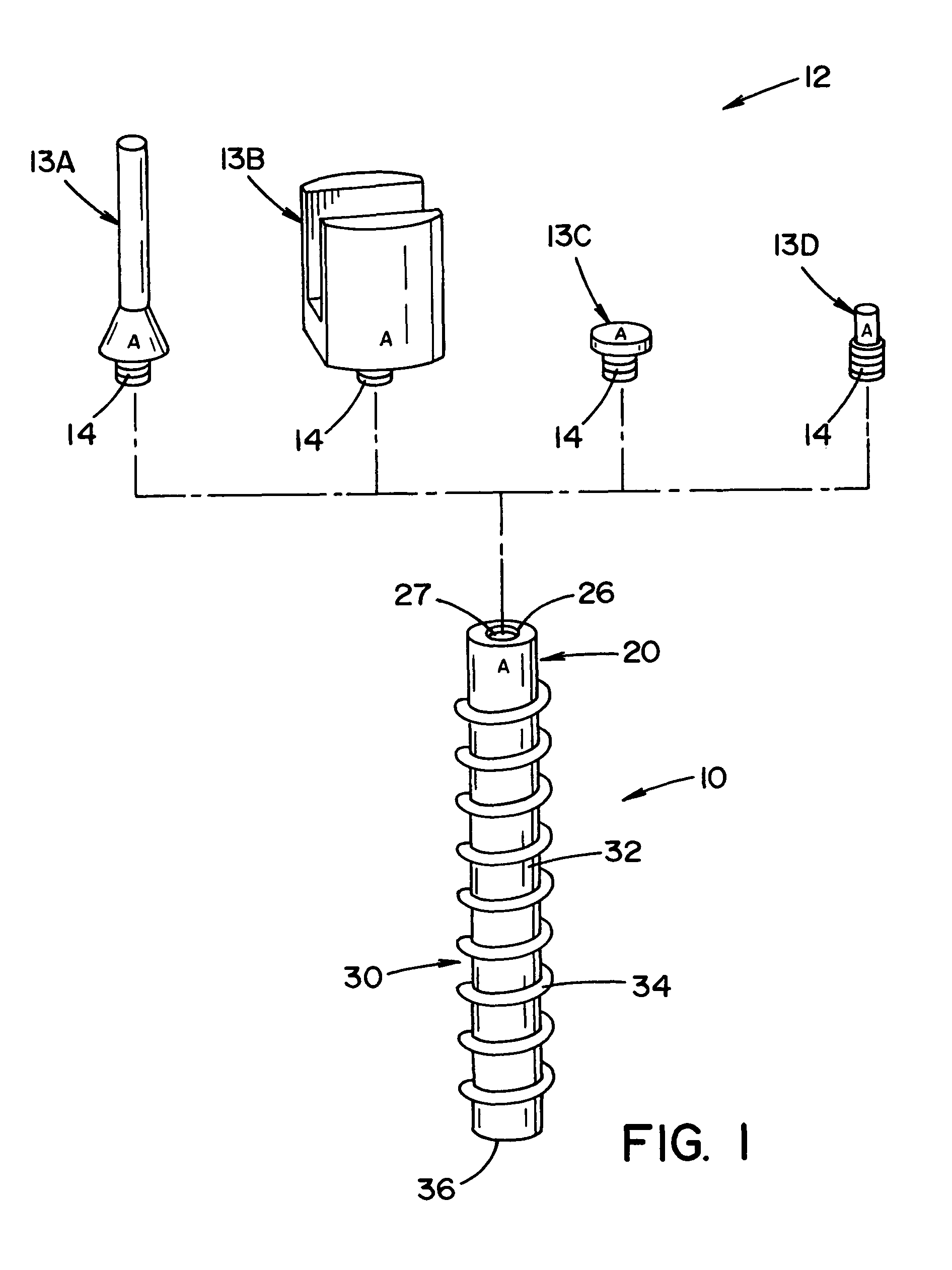 Bone anchor prosthesis and system