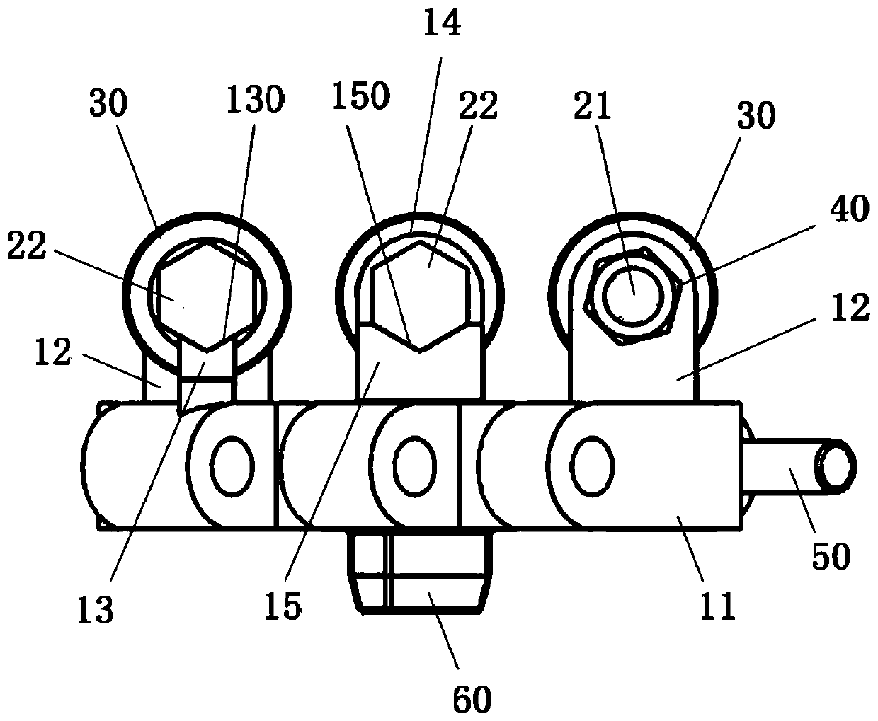 Multi-support multi-roller track component and track