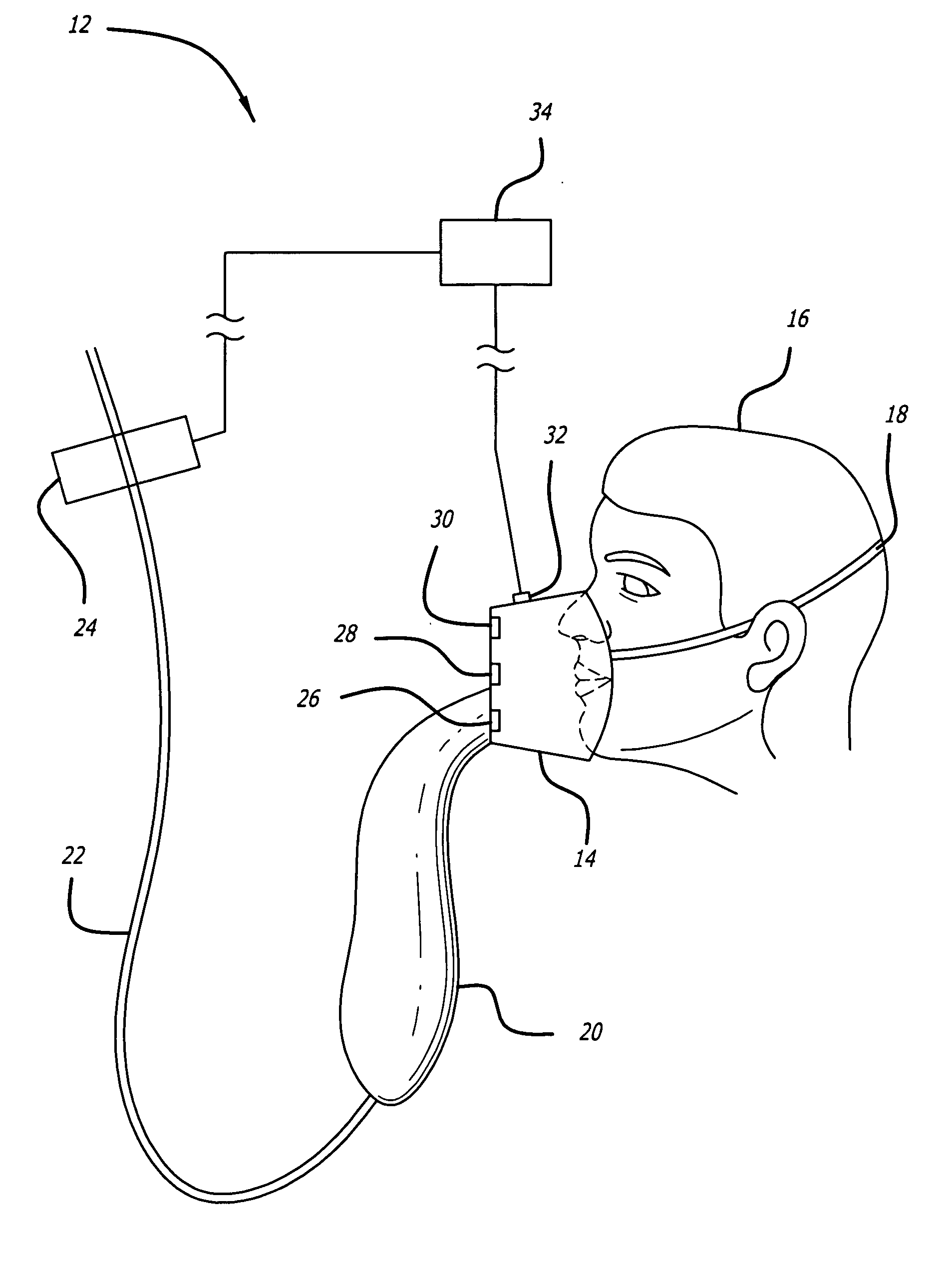 Oxygen conservation system for commercial aircraft