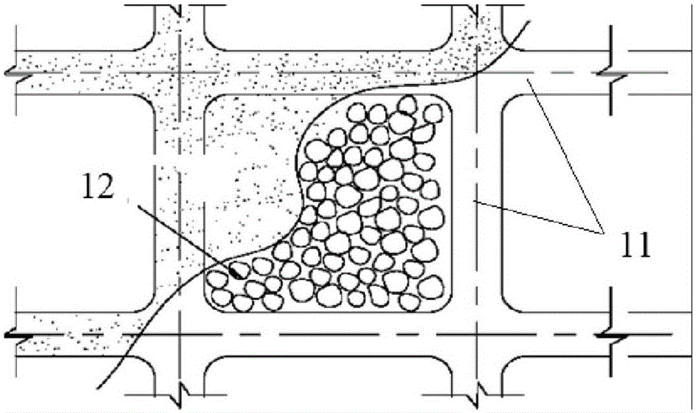 Combined ecological revetment structure and construction method thereof