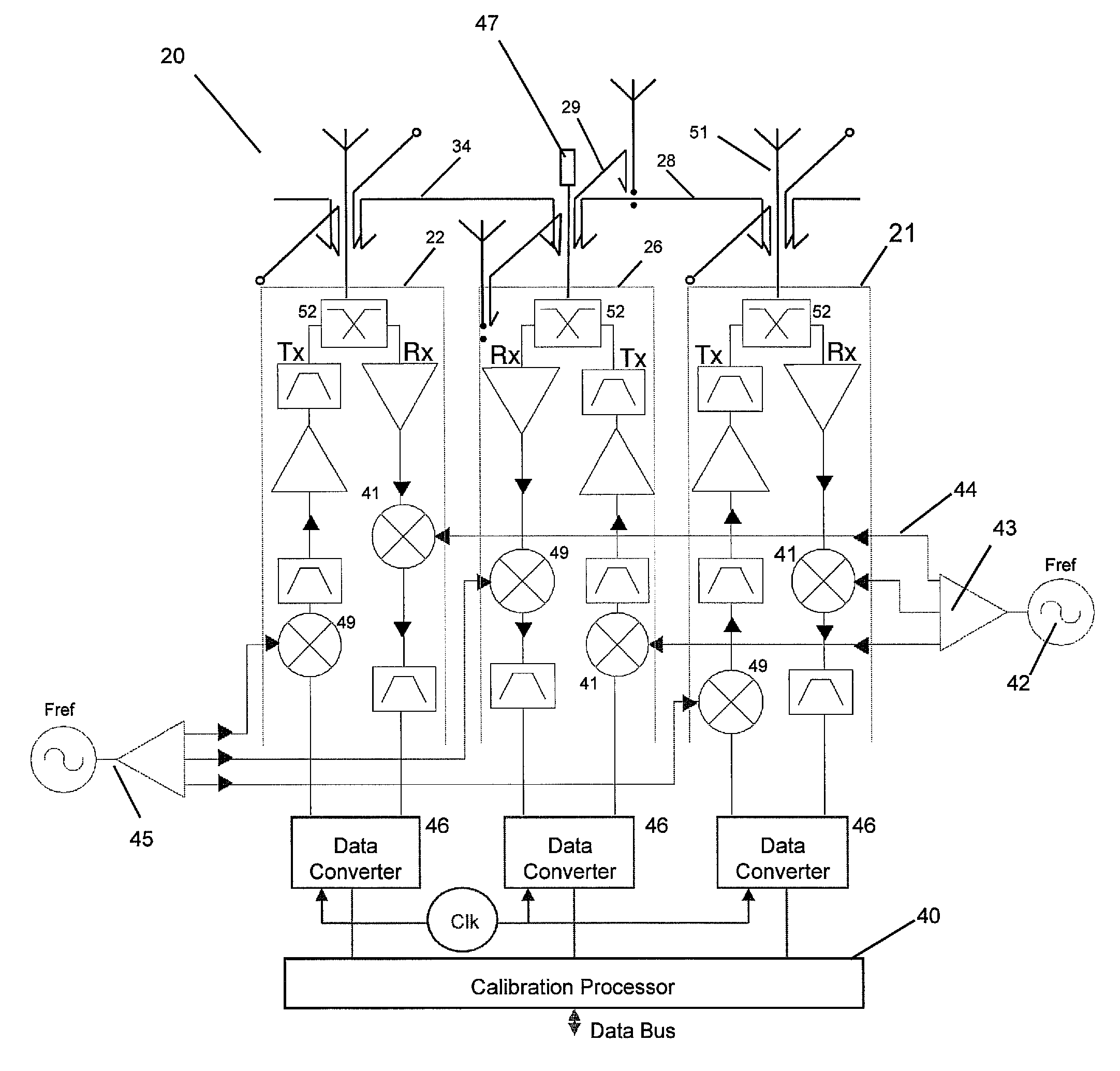 Antenna array calibration