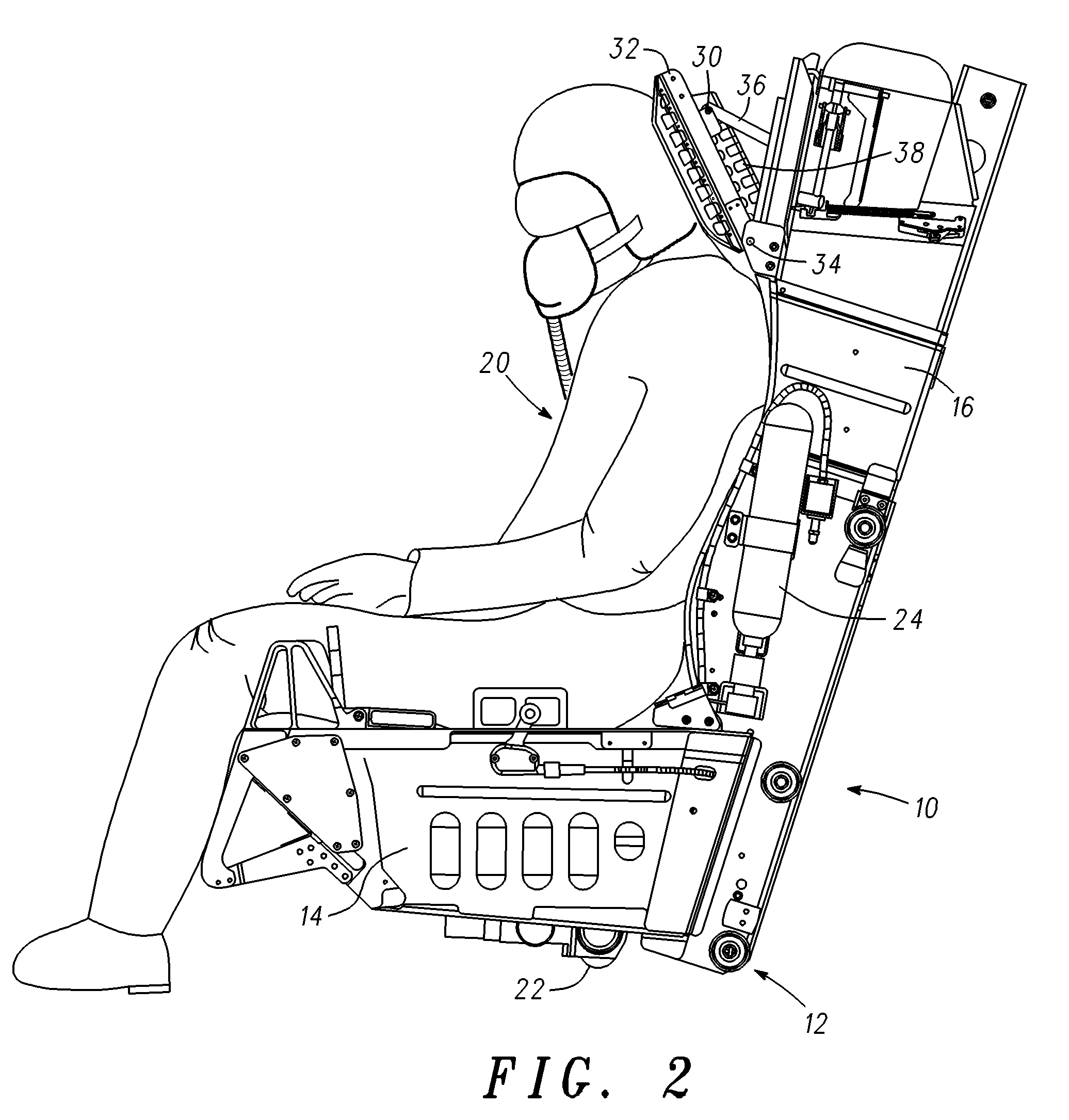 Aircraft ejection seat with movable headrest