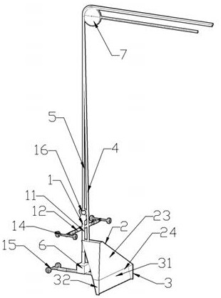 One-sided plastering unit for tight spaces