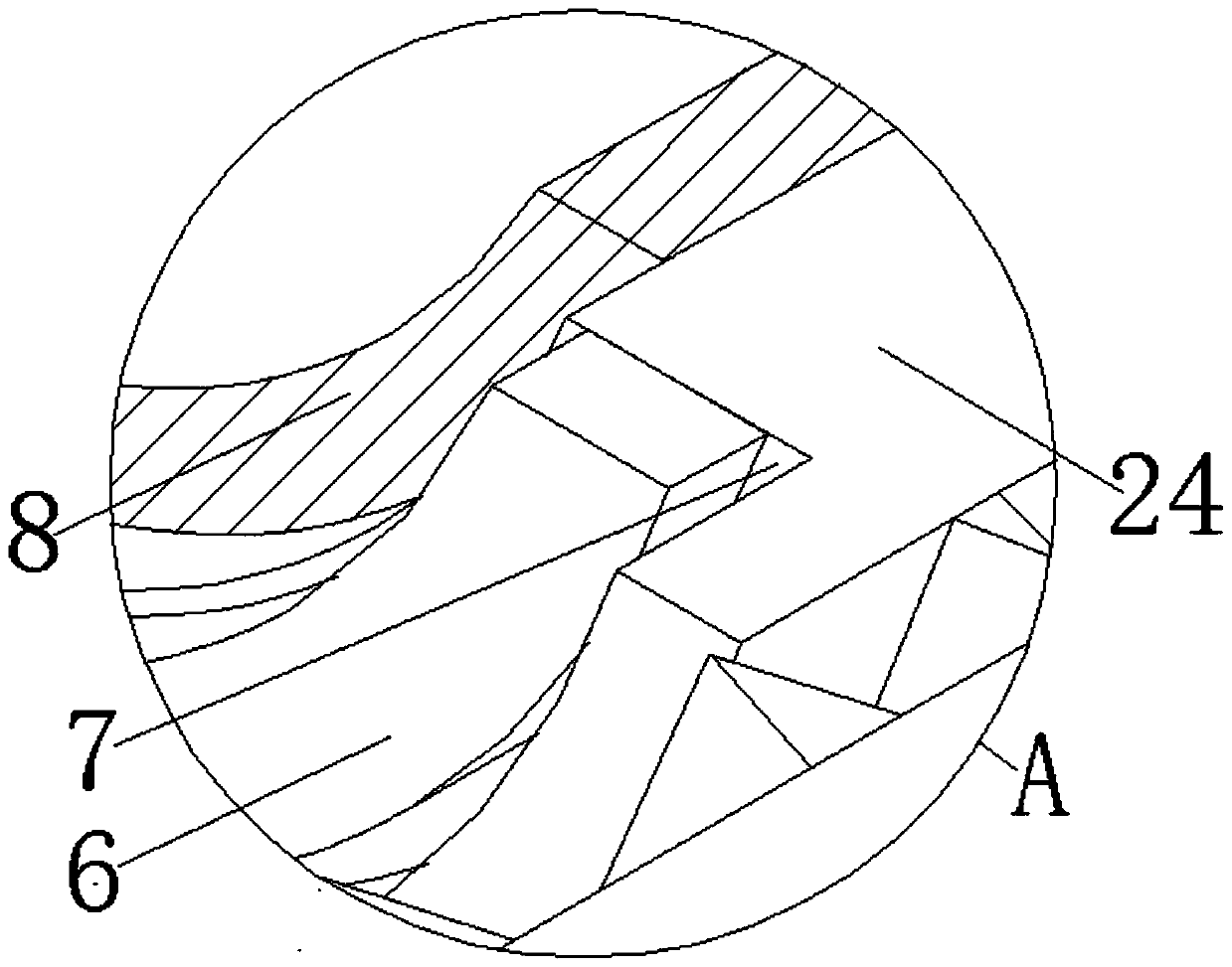 Double-ferrule type pipe connector for nuclear power unit