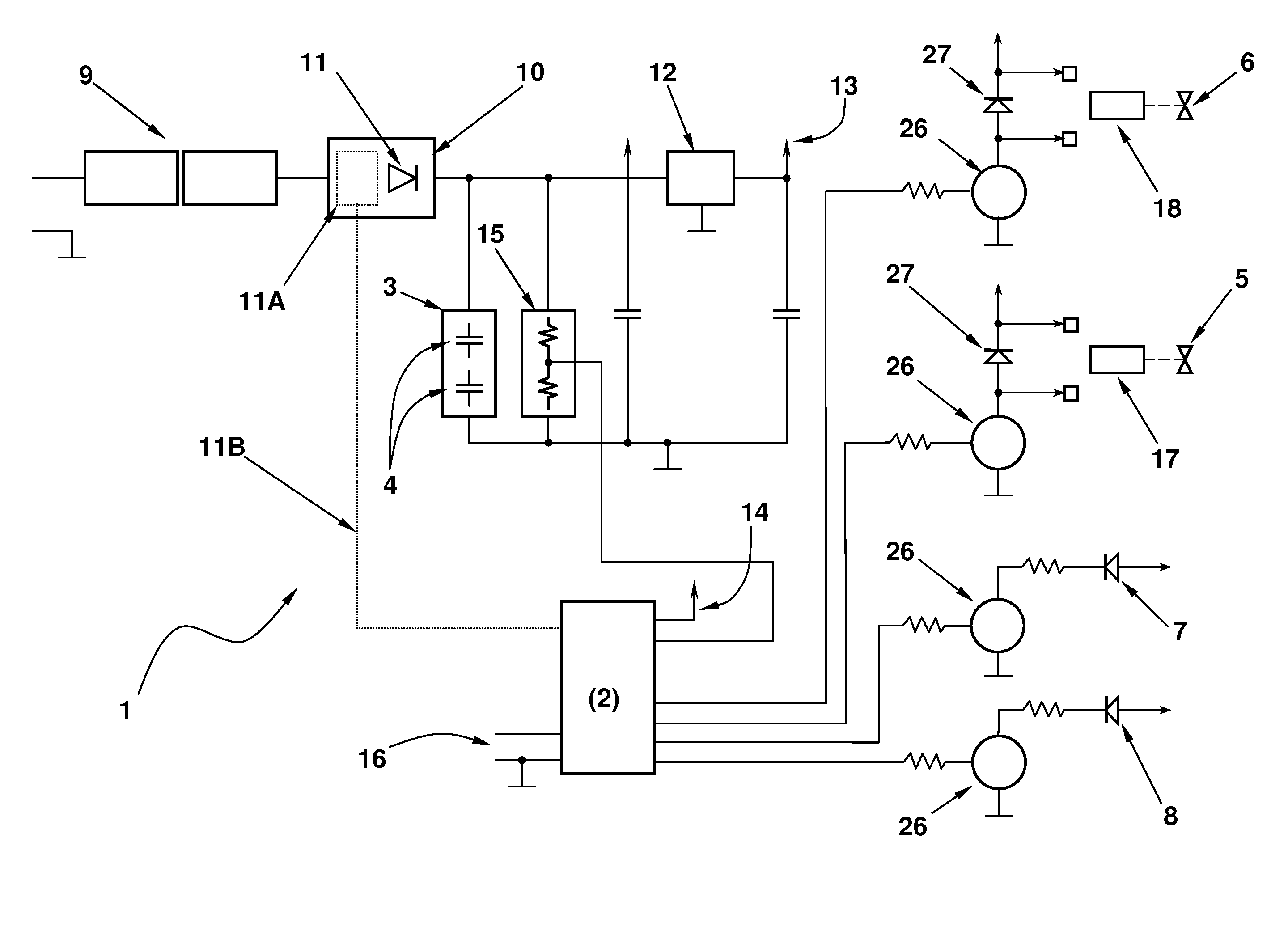 Power supply equipment for fuel dispensing nozzle