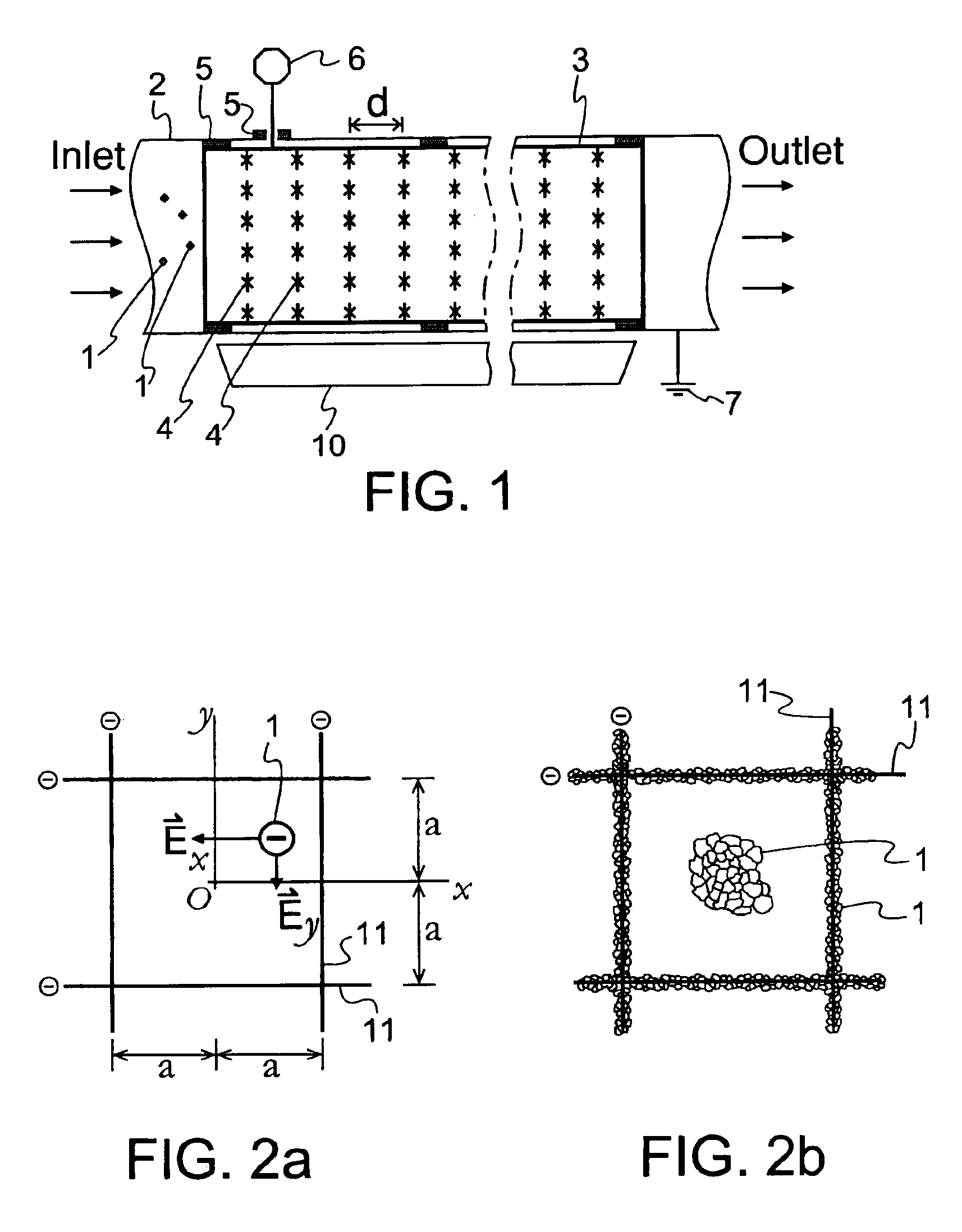 Electrostatic sieving precipitator