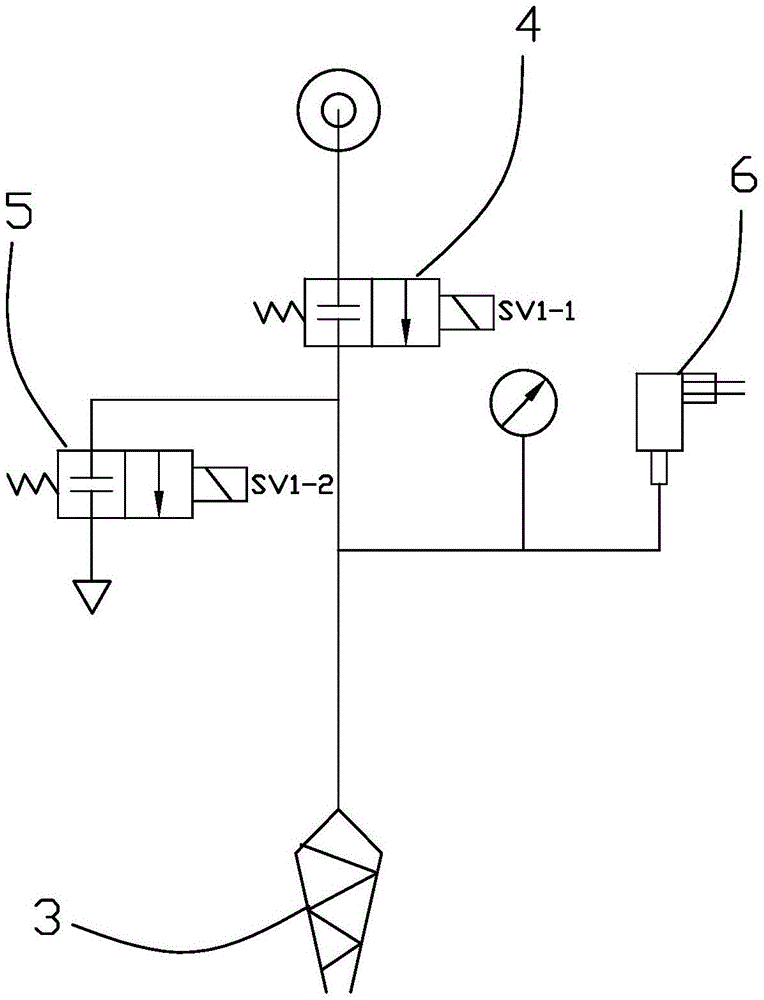 A four-way intelligent automatic inflator control method